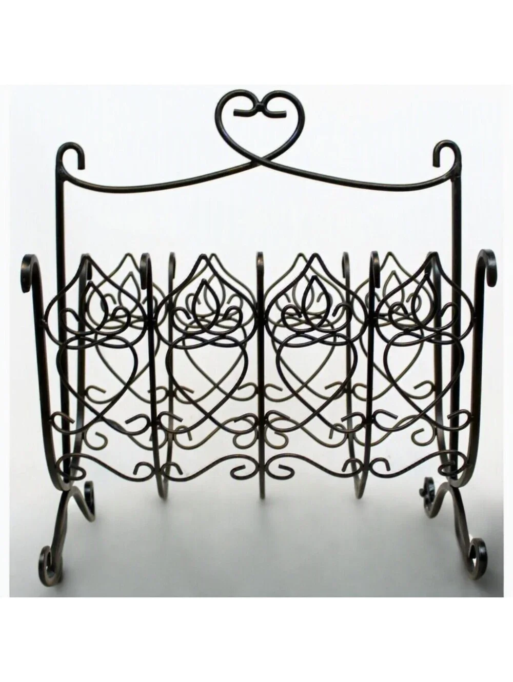 Southern Living at Home Davistown Wrought Iron Magazine Rack